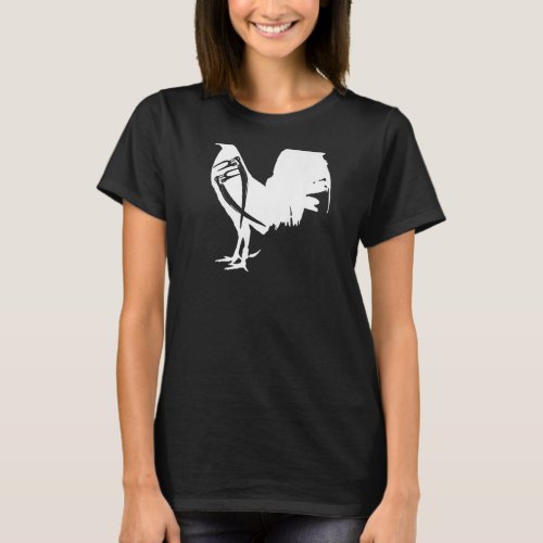 Game Fowl Gallegos Rooster Chicken gallero White B T_Shirt