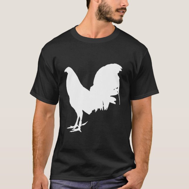 Game Fowl Gallegos Rooster Chicken Gamefowl White  T-Shirt (Front)