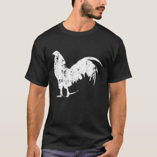 Game Fowl Gallegos, Rooster, Chicken Silhouette St T-Shirt