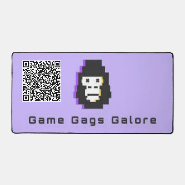 game gags galor Desk Mat (Front)