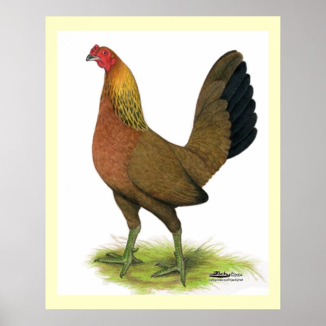 Game Hen:  Pea-combed Poster (Front)