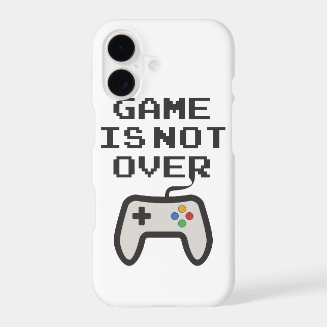 Game is not over iphone case (Back)