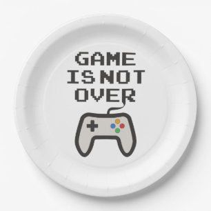 Game is not over paper plates