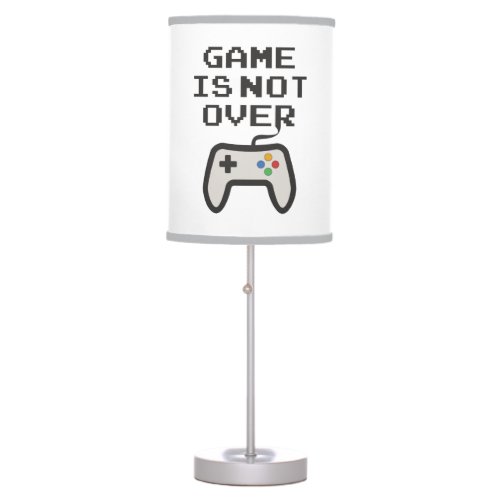 Game is not over table lamp