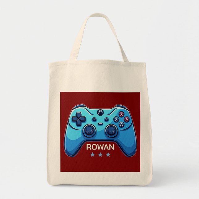 game joystick tote bag (Front)