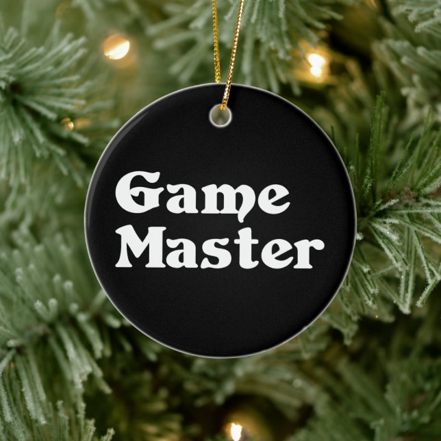 Game Master Ceramic Ornament (Tree)