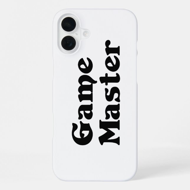 Game Master Iphone Case (Back)