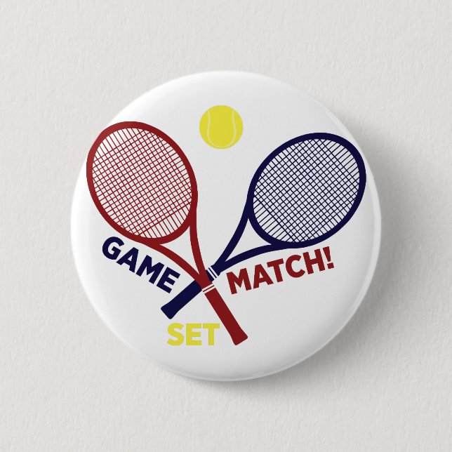 Game Match Set Pinback Button (Front)