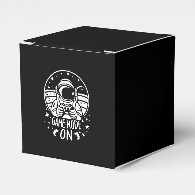 Game mode astronaut favor boxes (Front Side)