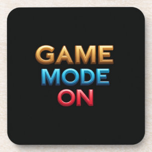 Game Mode On Beverage Coaster