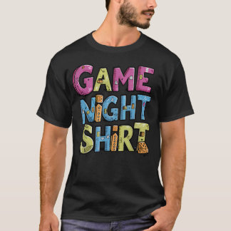 Game Night Board Game Player Tabletop Funny T-Shirt