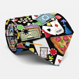 Game Night Board Games Party Neck Tie
