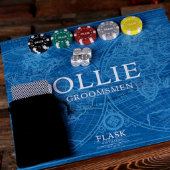 Game Night Box Set: Poker Chips, Cards & Flasks (Top)