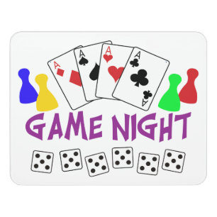 Game Night Door Sign