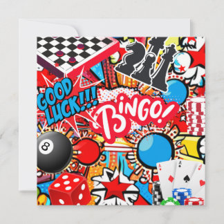 Game Night Holiday Card