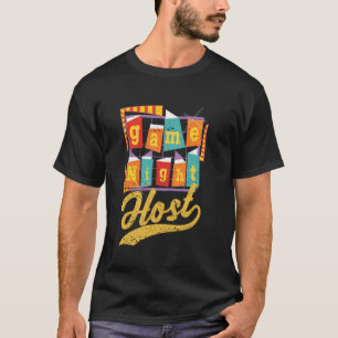 Game Night Host Family Board Game Trivia Night T-Shirt