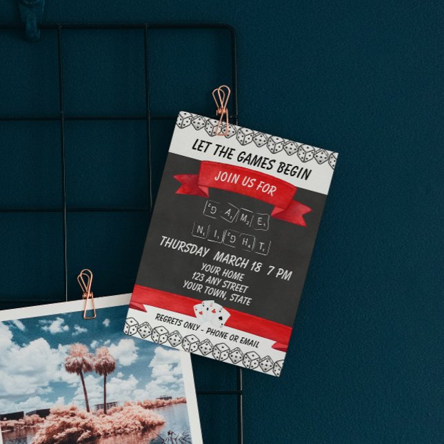 Game Night Invitation (Creator Uploaded)