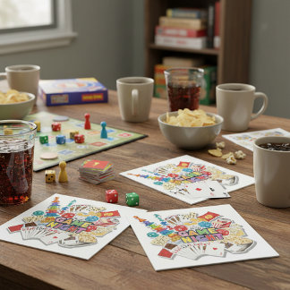 Game Night  Napkins