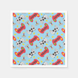 Game night party napkins