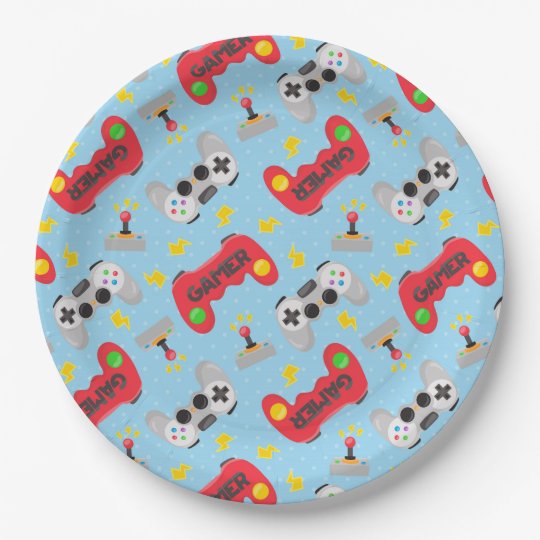 Game night party paper plate | Zazzle.com