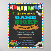 Game night template flyer