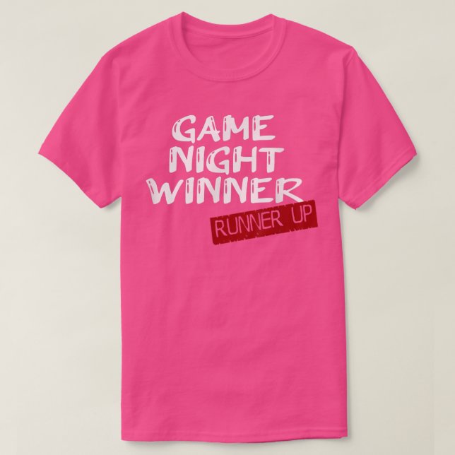 Game Night Winner RUNNER UP  T-Shirt (Design Front)