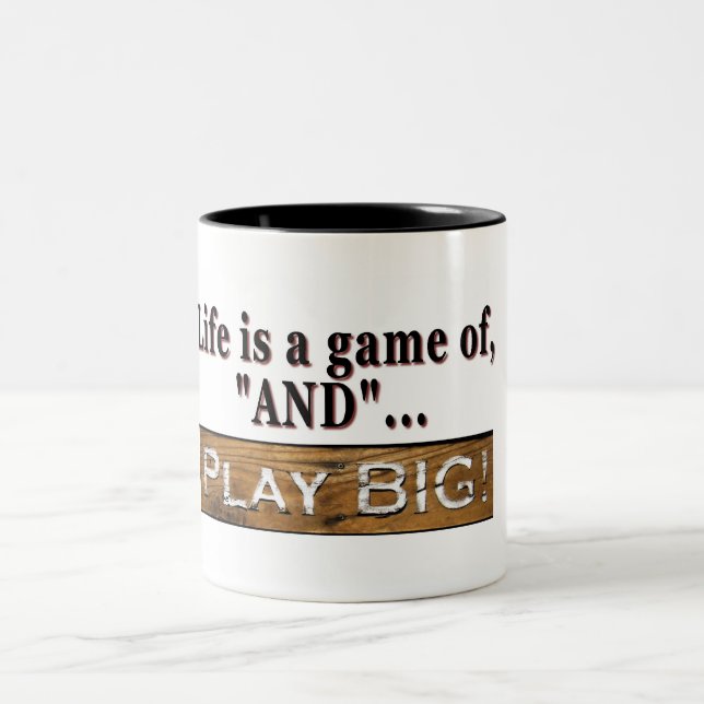 game of "AND" Two-Tone Coffee Mug (Center)