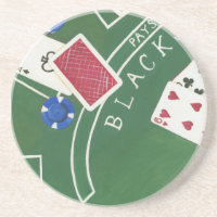 Game of Blackjack with Chips by Chariklia Zarris