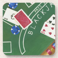 Game of Blackjack with Chips by Chariklia Zarris