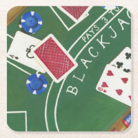 Game of Blackjack with Chips by Chariklia Zarris