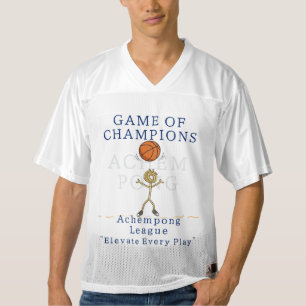Game of Champions Achempong Basketball Personalize Men's Football Jersey