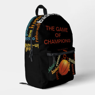 Game of Champions: Basketball Heroes' Essential Printed Backpack