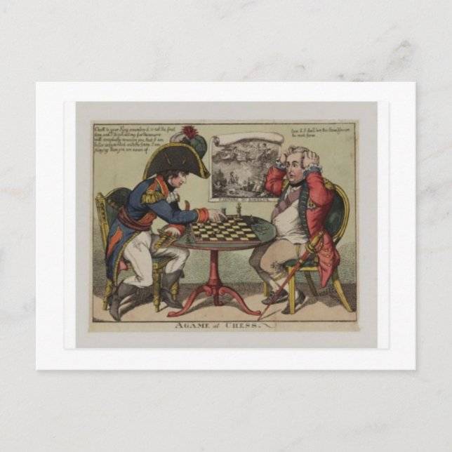  Game of Chess  Postcard (Front)