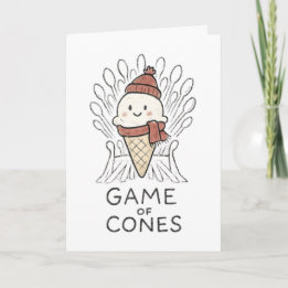 Game of Cones - Funny Christmas Card