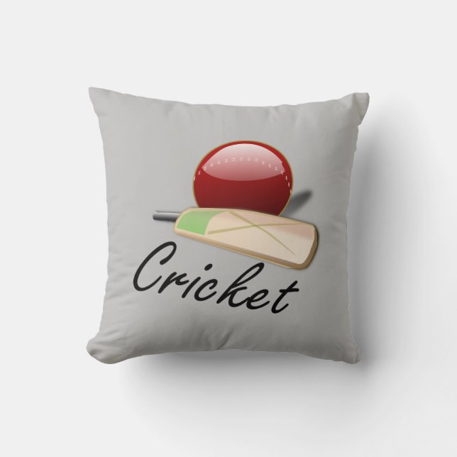 Game of Cricket, popular design  Throw Pillow (Front)