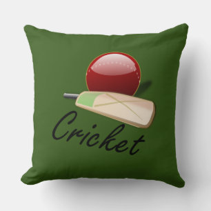 Game of Cricket, popular design, Throw Pillow