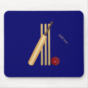 Game of Cricket Template Mouse Pad