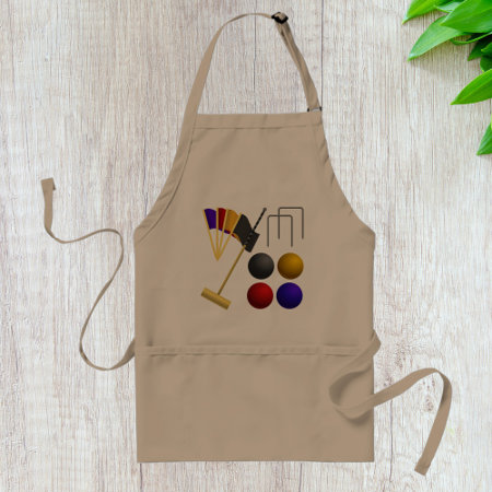 Game Of Croquet Apron