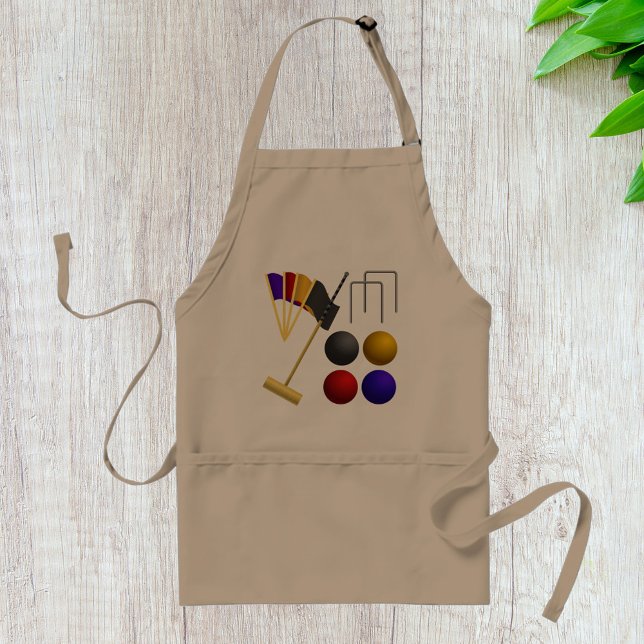 Game Of Croquet Apron (Creator Uploaded)