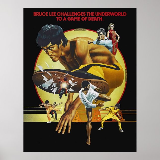 Game of Death 1978 Movie Famous KungFu Jet Kune Do Poster (Front)