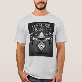 Game of Drones – Stark Direwolf Drone Emblem T-Shirt