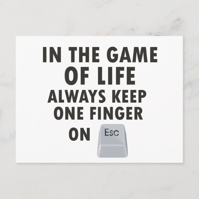 Game of Life Postcard (Front)