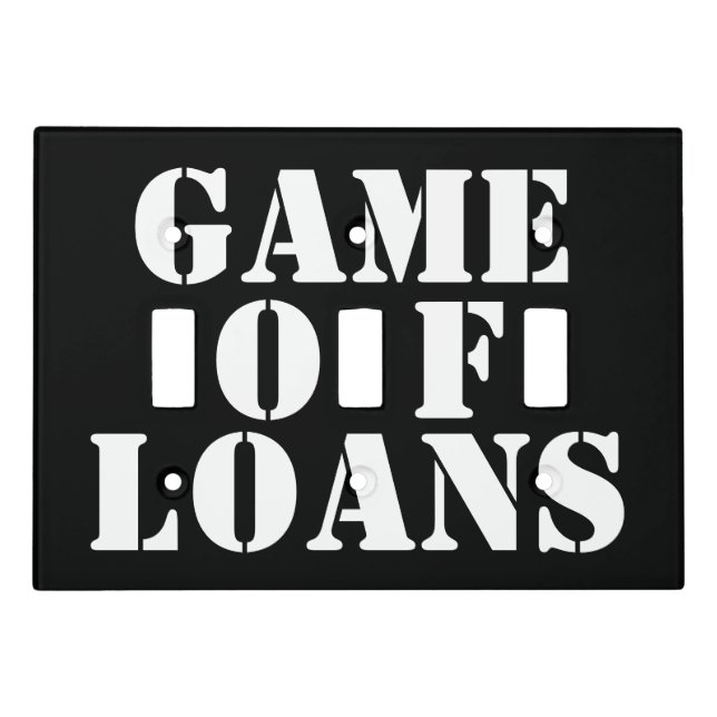 Game of Loans Tripple Toggle Light Switch Plate (Front)