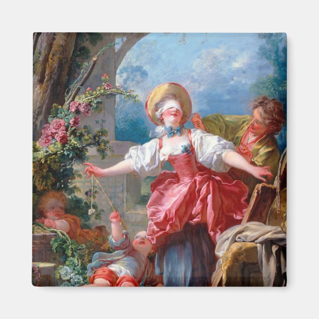 Game of Tag, Fragonard Magnet (Front)