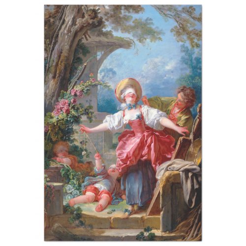 Game of Tag Fragonard Tissue Paper