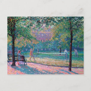 Game of Tennis Postcard