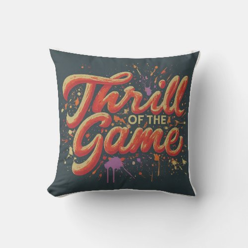 game of thrill throw pillow