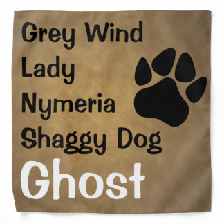 Game of thrones Dog/Cat bandanna