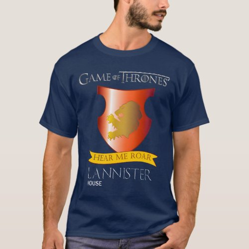 Game of Thrones Lannister house slogan T_Shirt