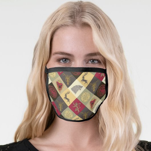 Game of Thrones Sigil Pattern Face Mask (Worn Her)